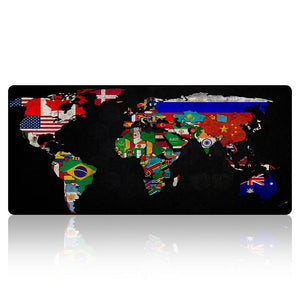 Maps & Flags Themed Mouse Pads
