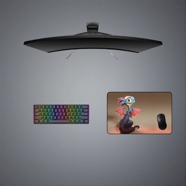 Baby Dragon Design Medium Size Gamer Mouse Pad, Computer Desk Mat