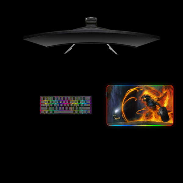 Balrog Design Medium Size RGB Lit Gamer Mouse Pad