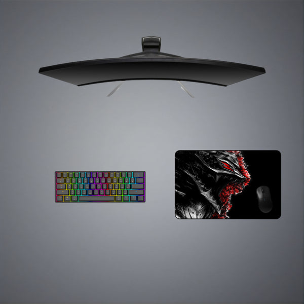 Berserk Armor Design Medium Size Gamer Mouse Pad