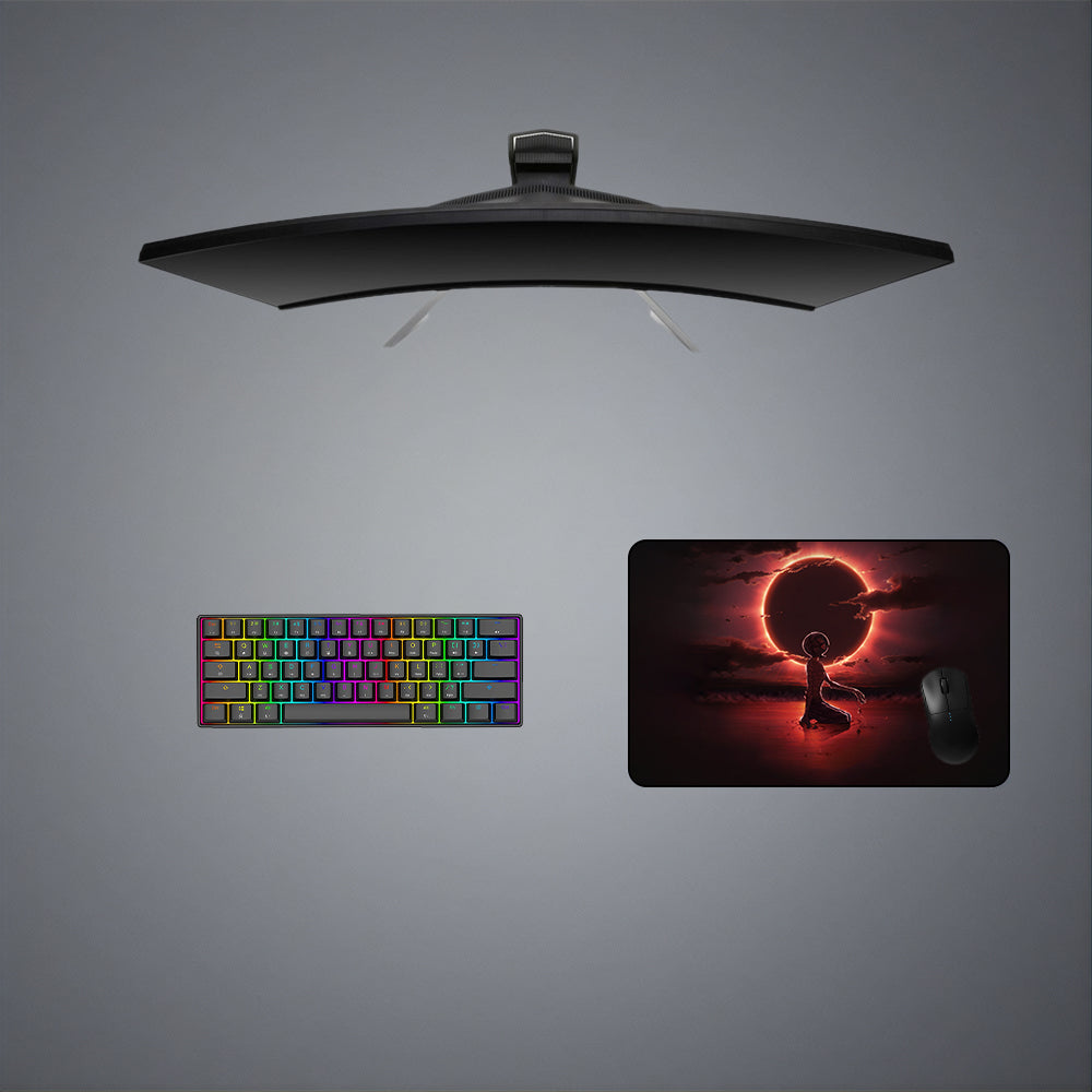 Berserk Eclipse Design Medium Size Gaming Mouse Pad