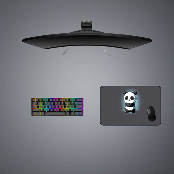 Cartoon Panda Design Medium Size Gaming Mouse Pad
