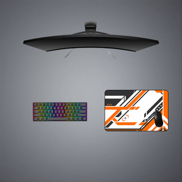 Asiimov Skin Pattern Design Medium Size Gaming Mousepad