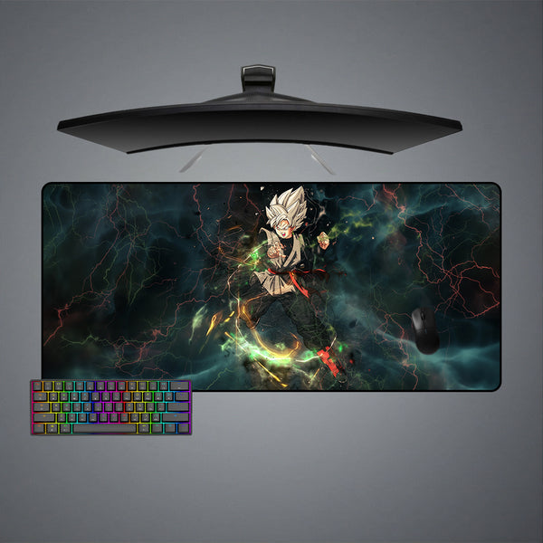 Dragon Ball Goku Black Design XL Size Gamer Mouse Pad, Computer Desk Mat