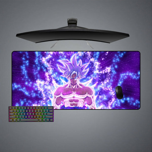 Dragon Ball Goku Ultra Instinct Aura Design XL Size Gaming Mouse Pad, Computer Desk Mat