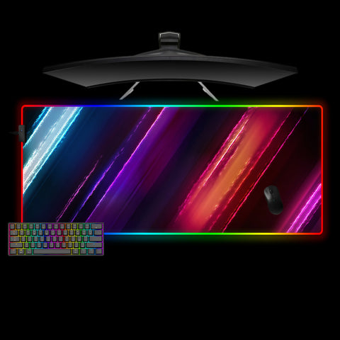 Electric Colors Design XXL Size RGB Lit Gamer Mouse Pad