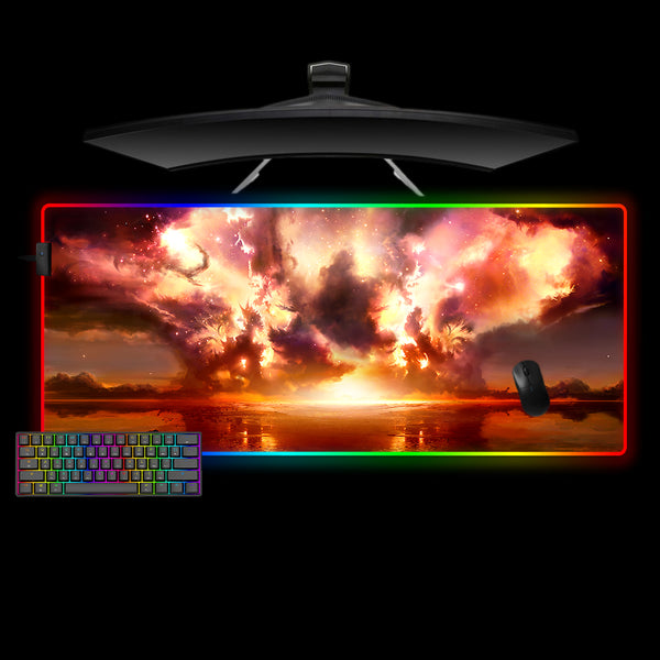 Explosion Design XXL Size RGB Lit Gaming Mouse Pad