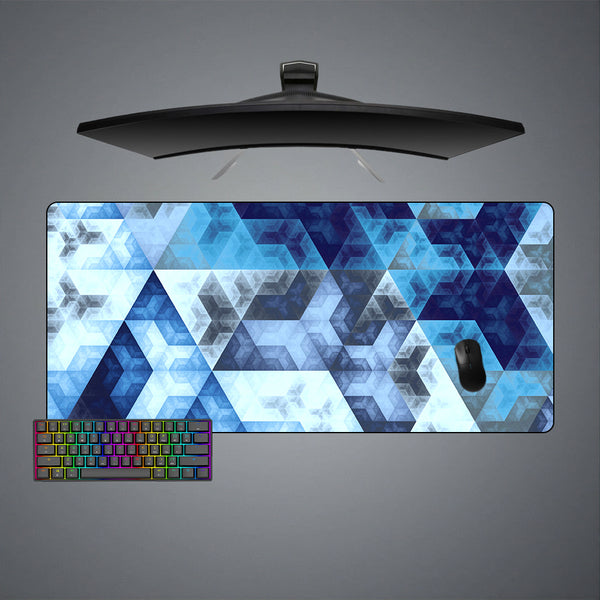 Fibonacci Blue Design XL Size Gamer Mouse Pad