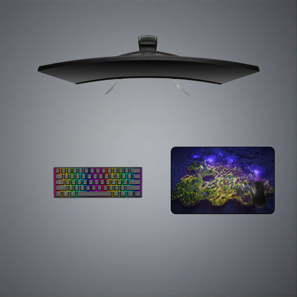 Fortnite Map Design Medium Size Gaming Mouse Pad