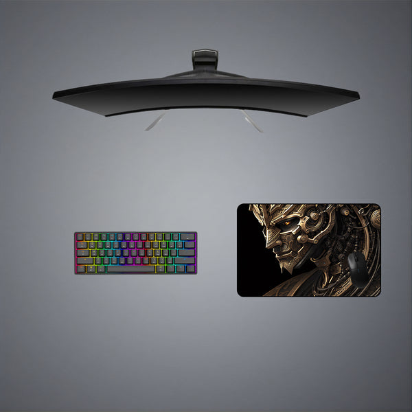 Golden Machine God Design Medium Size Gamer Mouse Pad