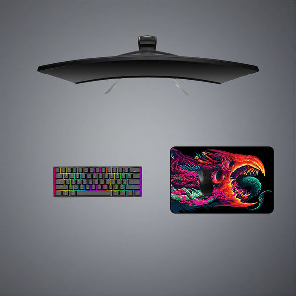 CSGO Hyperbeast Black Design Medium Size Gamer Mouse Pad, Computer Desk Mat