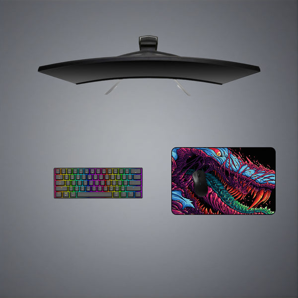 CSGO Hyperbeast Crazed Design Medium Size Gamer Mouse Pad, Computer Desk Mat