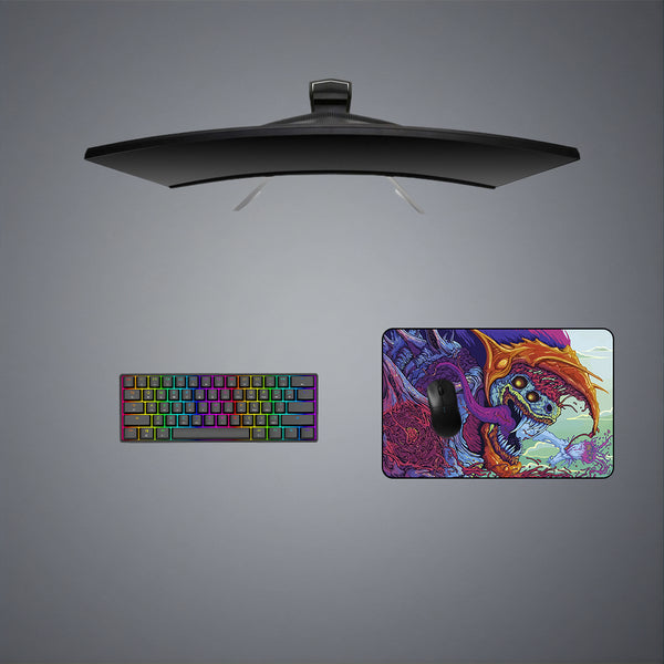 CSGO Hyperbeast Wounded Design Medium Size Gamer Mouse Pad, Computer Desk Mat