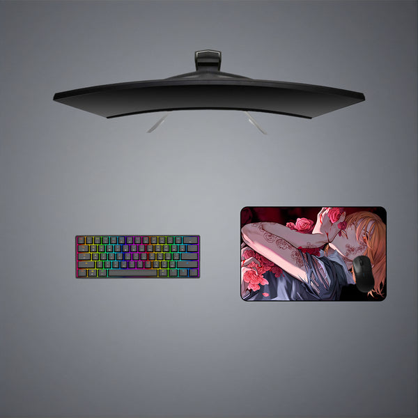 Jujutsu Kaisen Nobara Roses Design Medium Size Gamer Mouse Pad