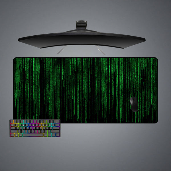 Matrix Code Design XL Size Gaming Mousepad
