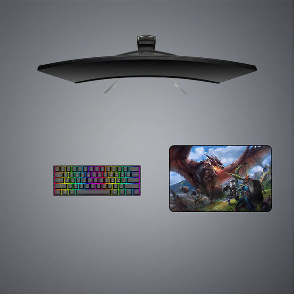 Rathalos Hunt Design Medium Size Gaming Mouse Pad