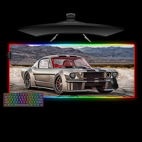 Mustang Design XXL Size RGB Light Gaming Mouse Pad