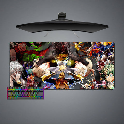 My Hero Academia Characters Design XL Size Gaming Mousepad