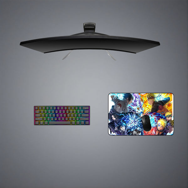 Naruto Ninja Techniques Design Medium Size Gaming Mouse Pad, Computer Desk Mat