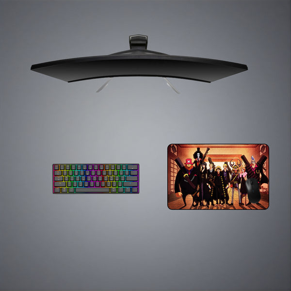 One Piece Crew Design Medium Size Gaming Mouse Pad, Computer Desk Mat