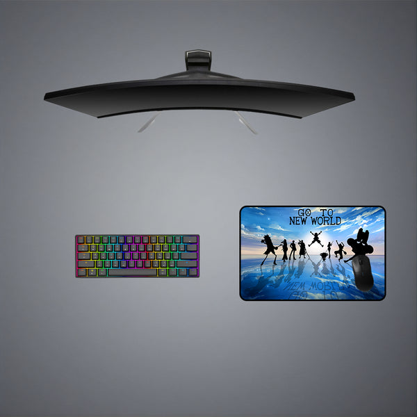 One Piece New World Design Medium Size Gamer Mouse Pad, Computer Desk Mat