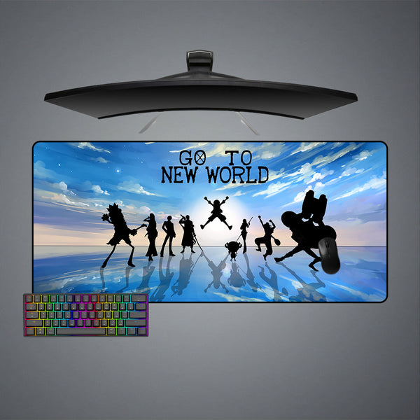 One Piece New World Design XL Size Gamer Mouse Pad, Computer Desk Mat