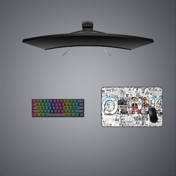 One Piece Pages Design Medium Size Gamer Mouse Pad