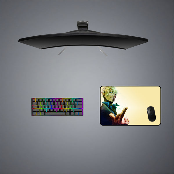 One Piece Sanji Design Medium Size Gamer Mouse Pad, Computer Desk Mat