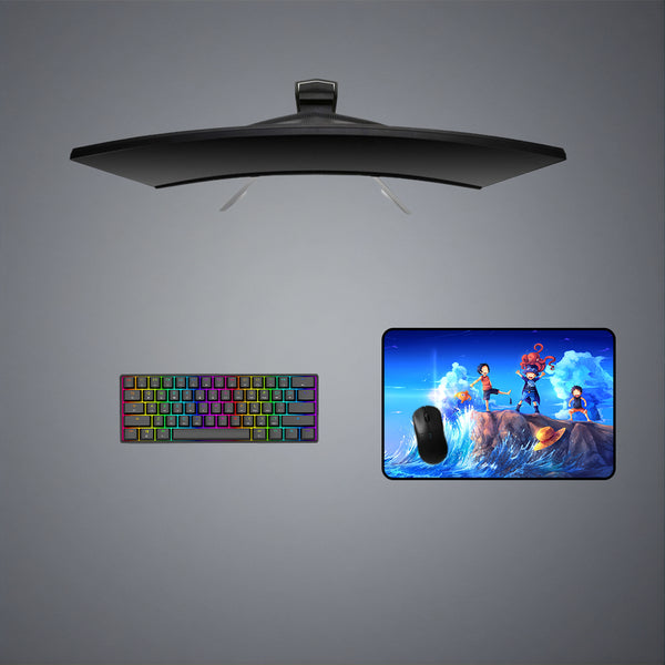 One Piece Sea Design M Size Gaming Mouse Pad, Computer Desk Mat