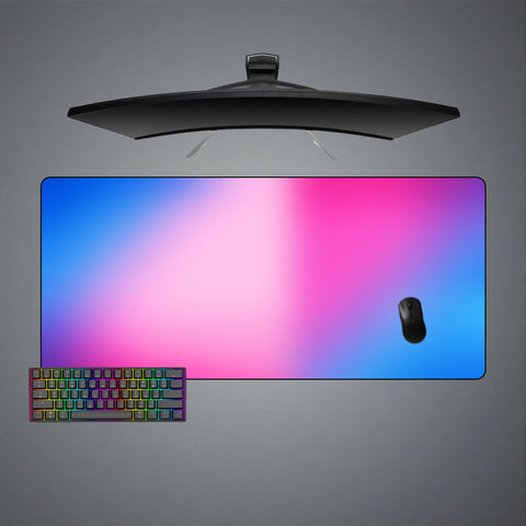 Pink & Blue Gradient Design XL Size Gaming Mousepad