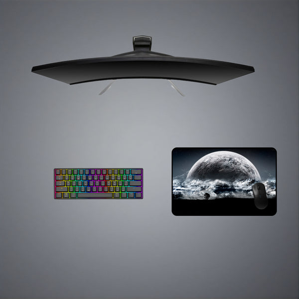 Planet Rise Design M Size Gaming Mouse Pad, Computer Desk Mat