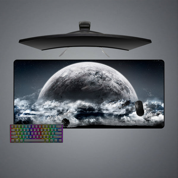Planet Rise Design XL Size Gaming Mouse Pad, Computer Desk Mat