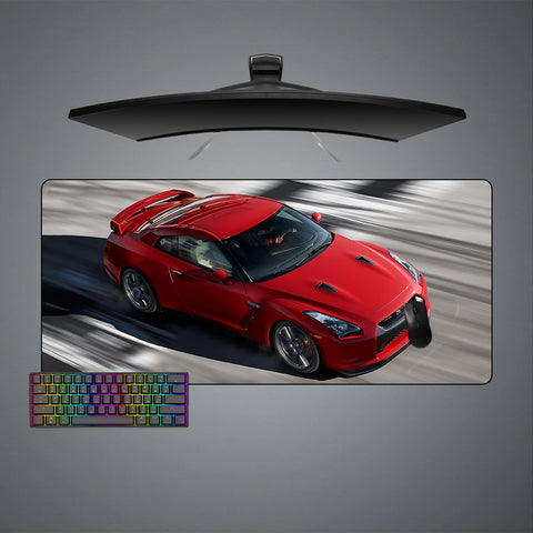 Red GTR Design XXL Size Gaming Mouse Pad