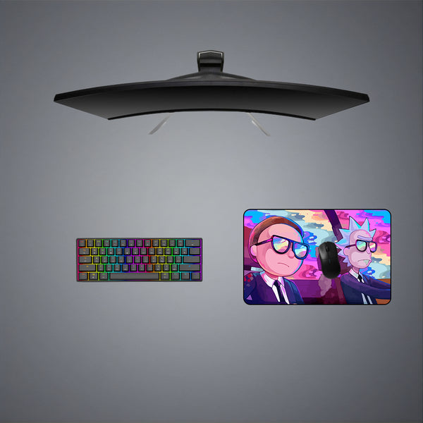 Cartoon Drive Design Medium Size Gaming Mouse Pad, Computer Desk Mat
