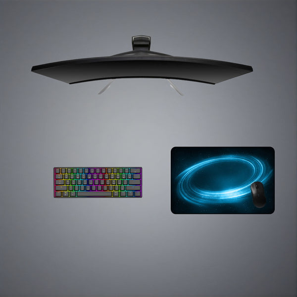 Space Swirl Design Medium Size Gaming Mouse Pad, Computer Desk Mat