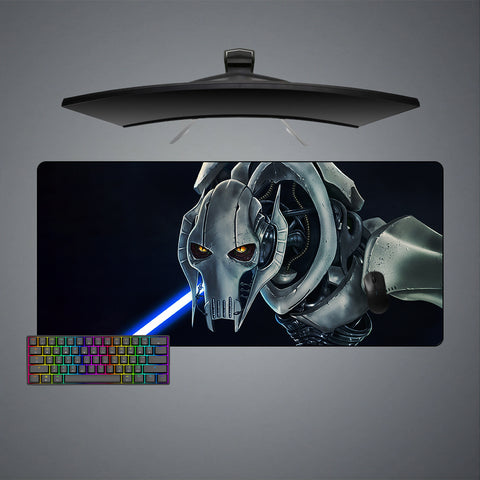 Star Wars General Grievous Design XXL Size Gamer Mouse Pad, Computer Desk Mat