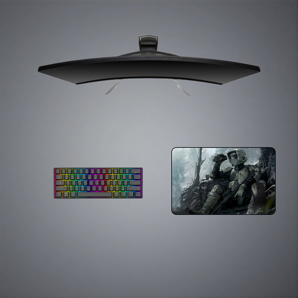Star Wars Scout Trooper Design Medium Size Gamer Mouse Pad