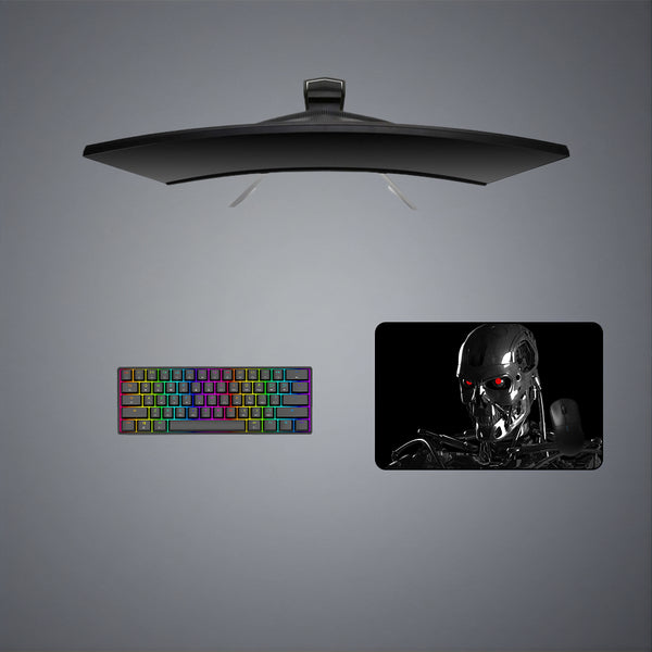T800 Terminator Design Medium Size Gamer Mouse Pad