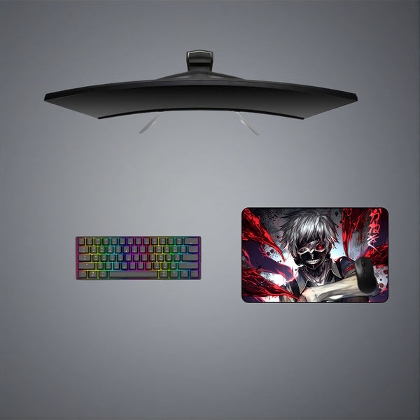 Tokyo Ghoul Ken Tendrils Design Medium Size Gaming Mouse Pad, Computer Desk Mat