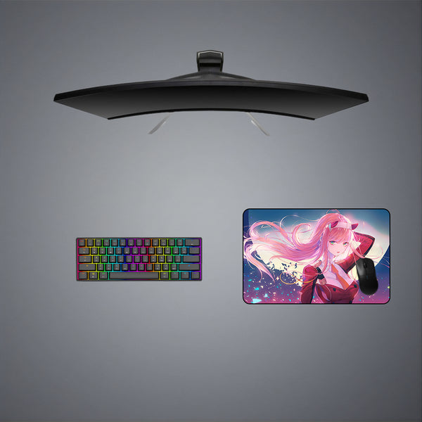 Zero Two Moon Design Medium Size Gamer Mouse Pad