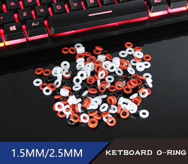 Keyboard Keycaps O-Ring Sound Dampener 110 Piece Set Noise Reduction