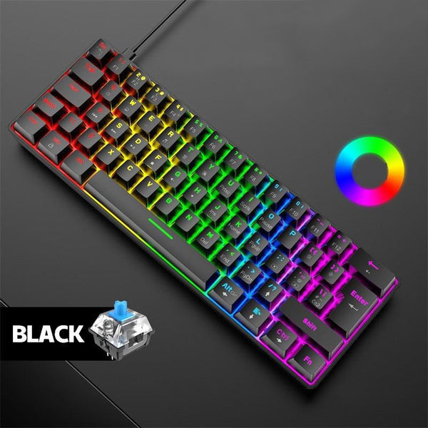 T60 60% Mechanical Keyboard RGB Backlit Type-C USB Wired