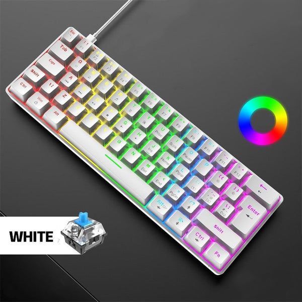T60 60% Mechanical Keyboard RGB Backlit Type-C USB Wired