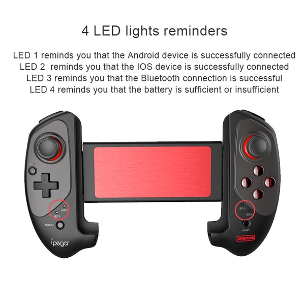 Ipega Wireless Bluetooth Gamepad Controller Joystick for Android, IOS, TV Box