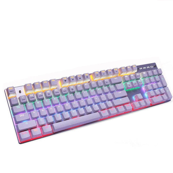 Metoo Zero Aluminum Base Gaming Mechanical Keyboard 87, 104 Key