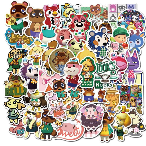 Animal Crossing Game Stickers, Decals - 10/50 Piece