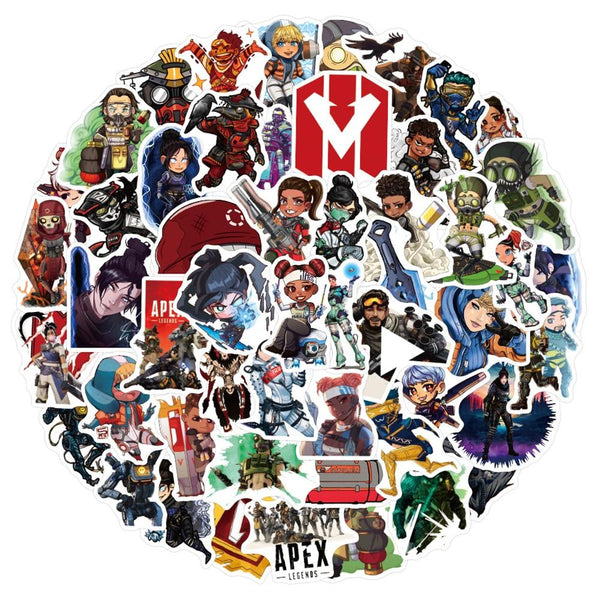 Apex Legends Game Stickers, Decals - 10/30/50 Piece