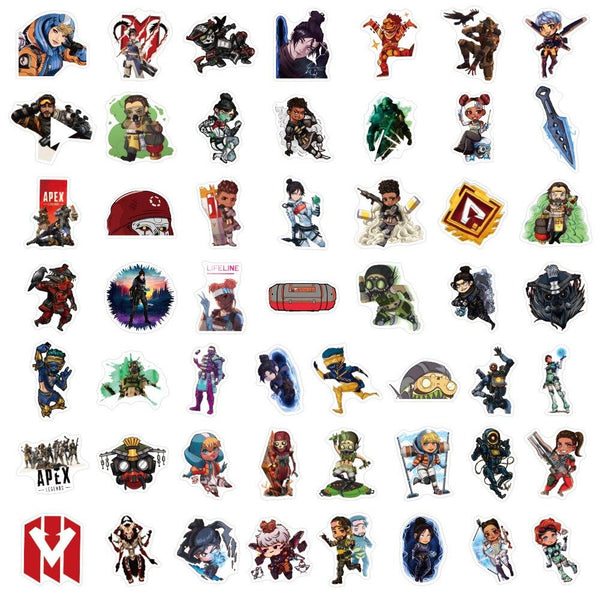 Apex Legends Game Stickers, Decals - 10/30/50 Piece