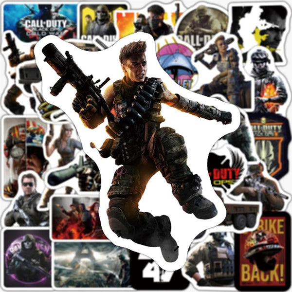 Call of Duty Game Stickers, Decals - 10/30/50 Piece