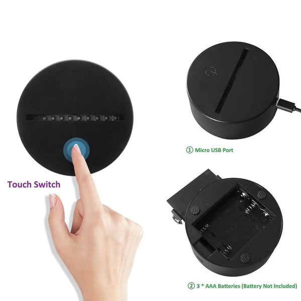 Can't Hear you I'm Gaming Design Night Light LED Table Lamp